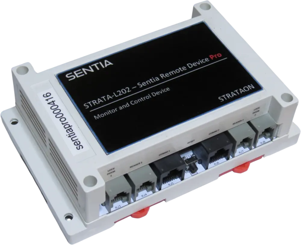 Controlador miniENV da Strataon, vista frontal